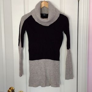 Bedo, black and grey, xs, turtleneck sweater